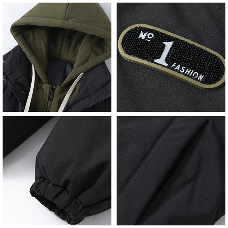 Winter Thicken False Two Piece Men Coat 🔥❄️🔥