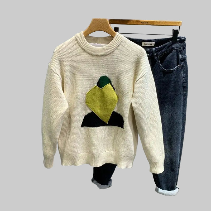 T-shirt long sleeve All Match Knitted Sweater