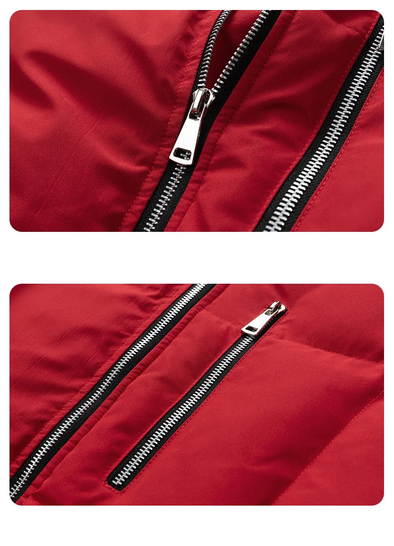 New Fashion Keep Warm Windproof Man Cotton Clothes Leisure  Thickening Coat Winter Solid Color Hooded Simplicity Man Parkas