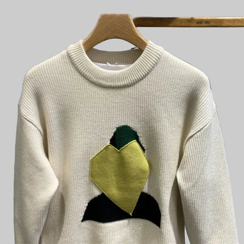 T-shirt long sleeve All Match Knitted Sweater