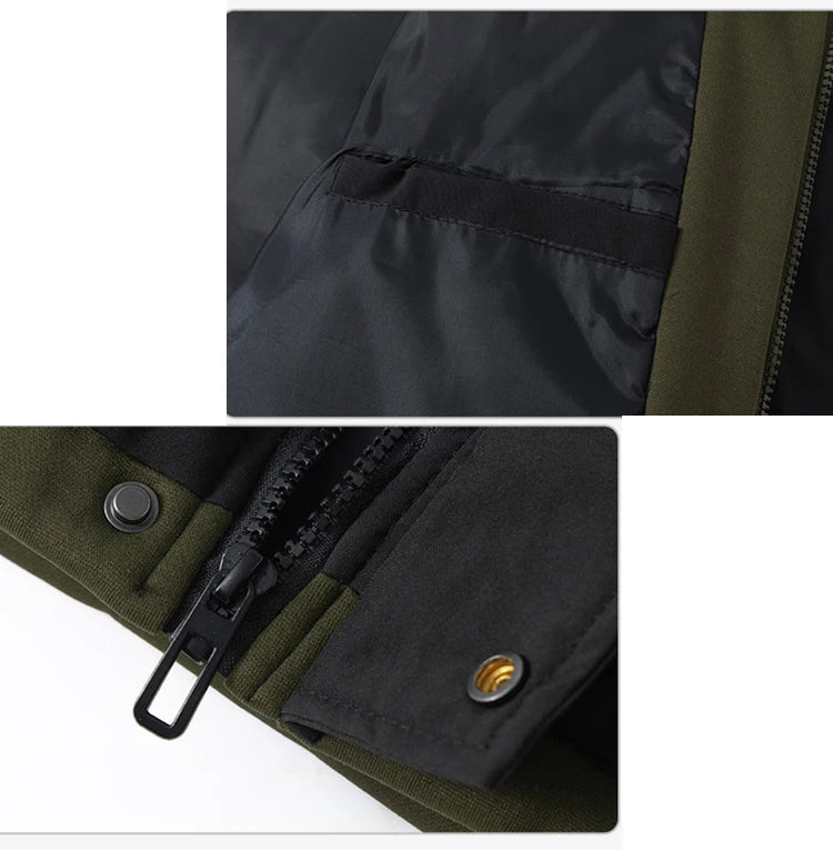 Winter Thicken False Two Piece Men Coat 🔥❄️🔥