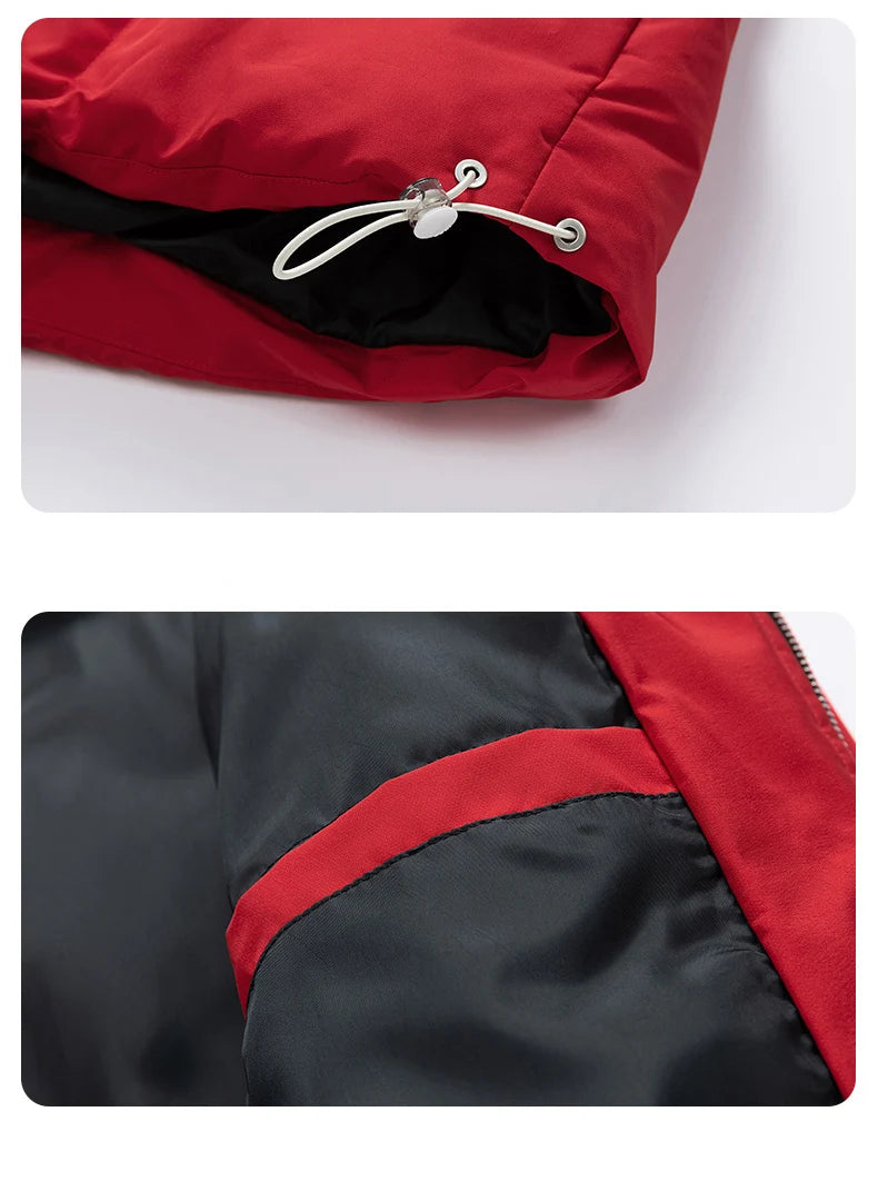 New Fashion Keep Warm Windproof Man Cotton Clothes Leisure  Thickening Coat Winter Solid Color Hooded Simplicity Man Parkas