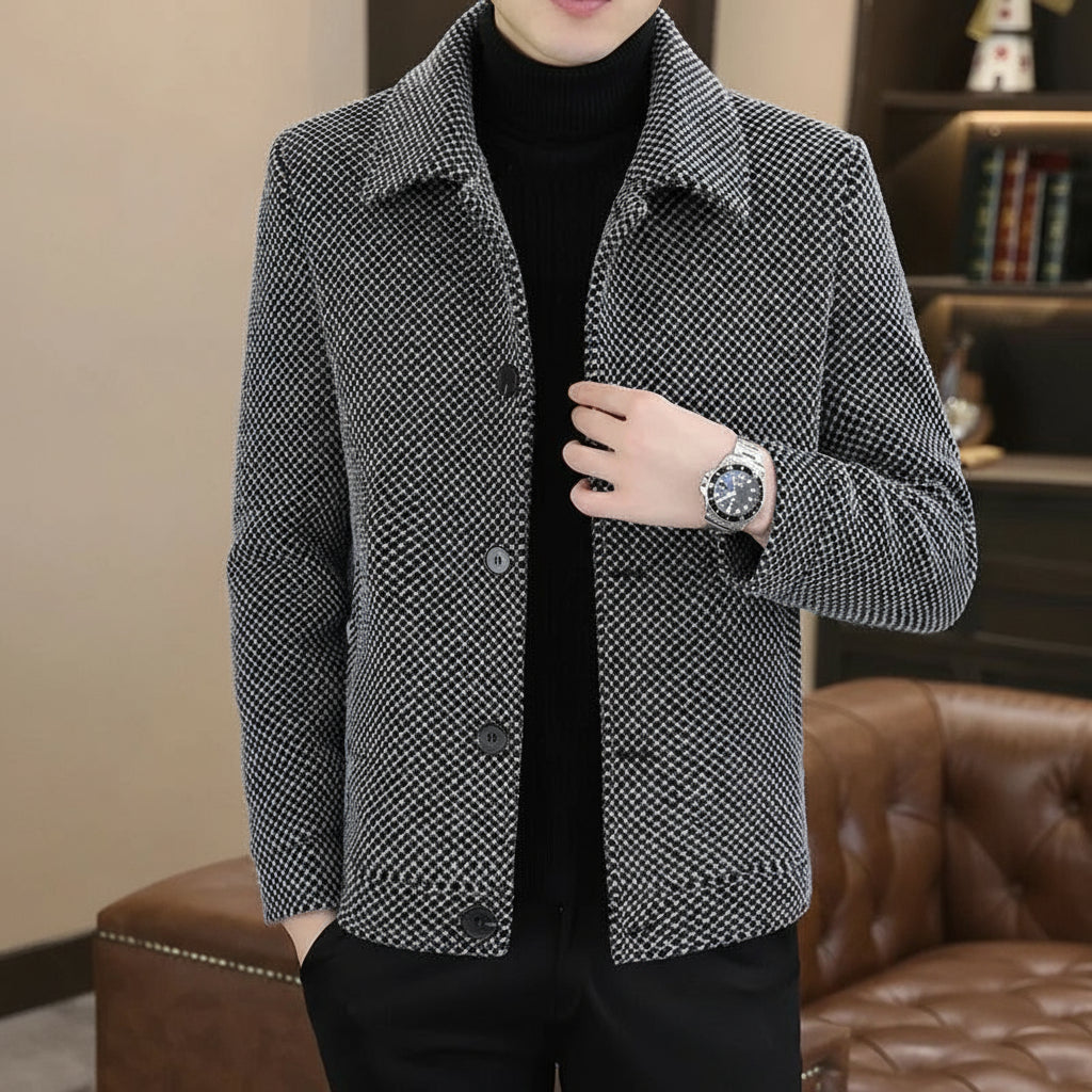 Winter Woolen Jacket Social Men Clothing