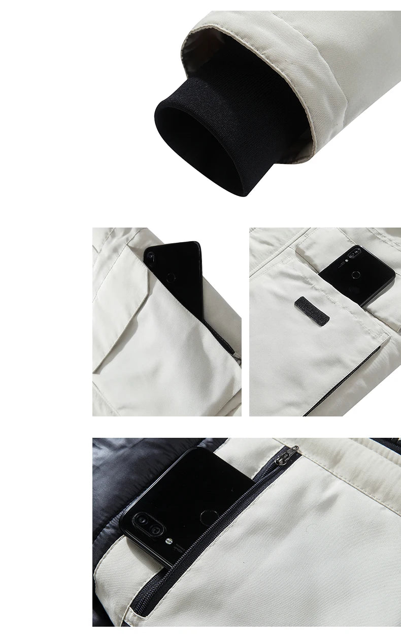 New Jacket Thickening Keep Warm Men Coat Winter Fashion