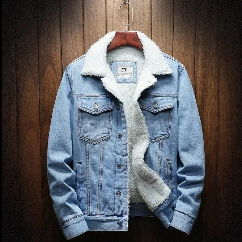 Veste en Jeans Homme - Doublure Chaude Hiver 2024