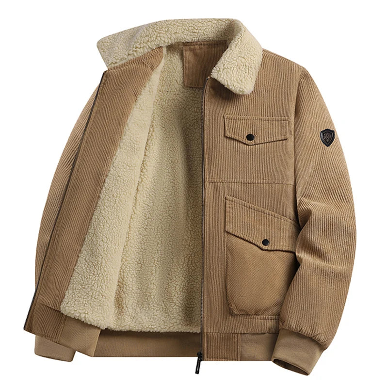 Winter New Jacket  Flip Collar Man Coats❄️❄️❄️