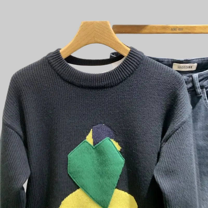 T-shirt long sleeve All Match Knitted Sweater