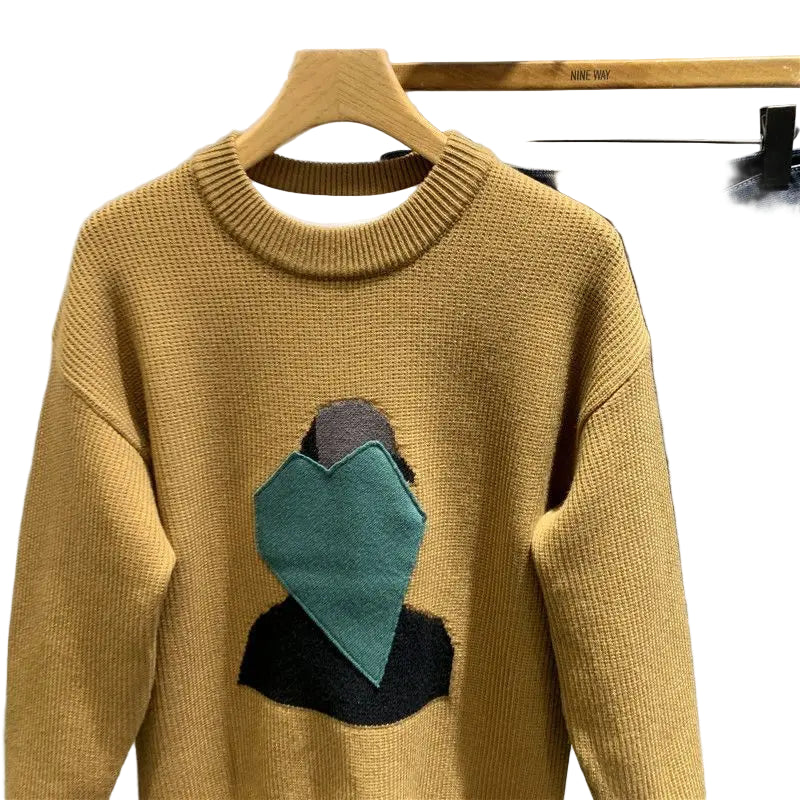 T-shirt long sleeve All Match Knitted Sweater