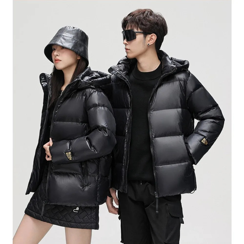 Jacket For Couple Classic american Style Hooded Outdoor Men and women