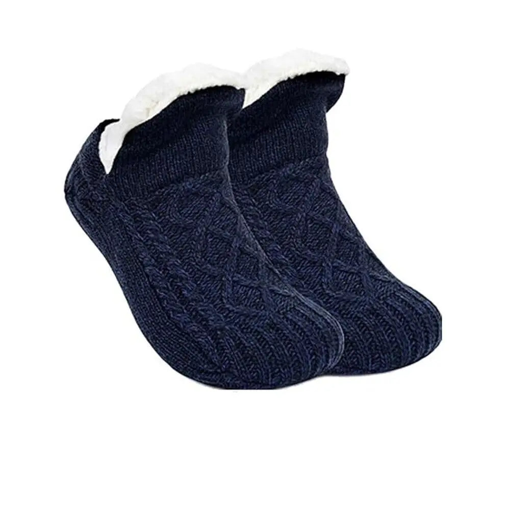 Winter Non-slip Floor Socks Women Men Snow