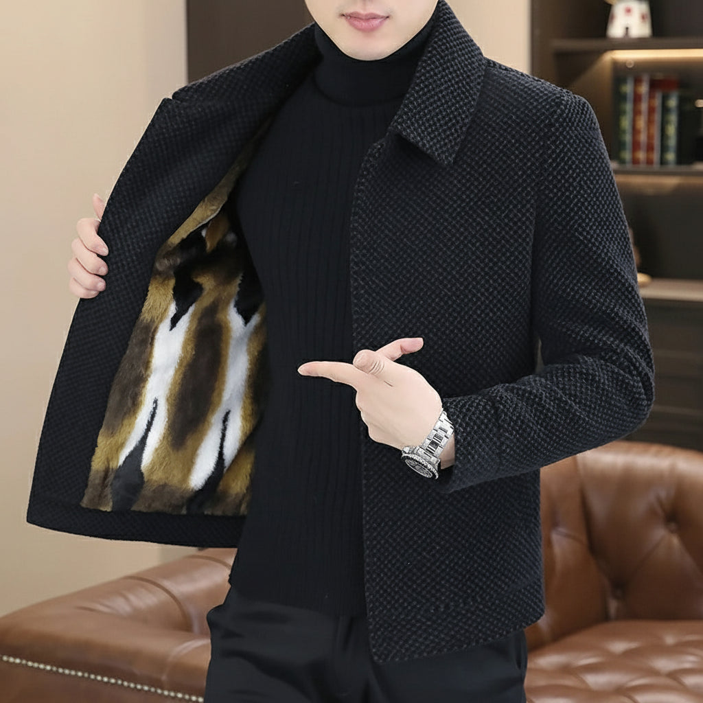 Winter Woolen Jacket Social Men Clothing