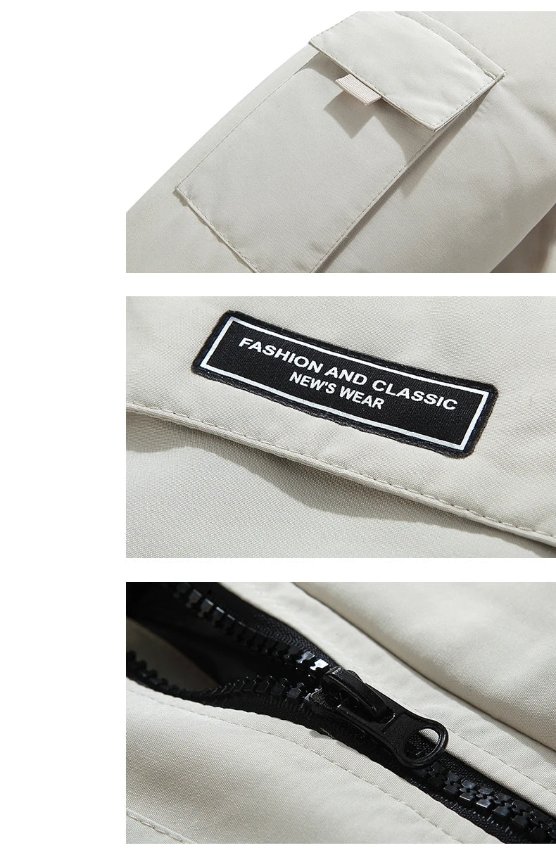 New Jacket Thickening Keep Warm Men Coat Winter Fashion