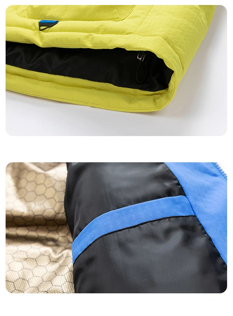 Man Hooded Parkas Winter Fashion Keep Warm Windproof Cotton