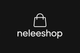 un logo neleeshop font noir ecriture blanc